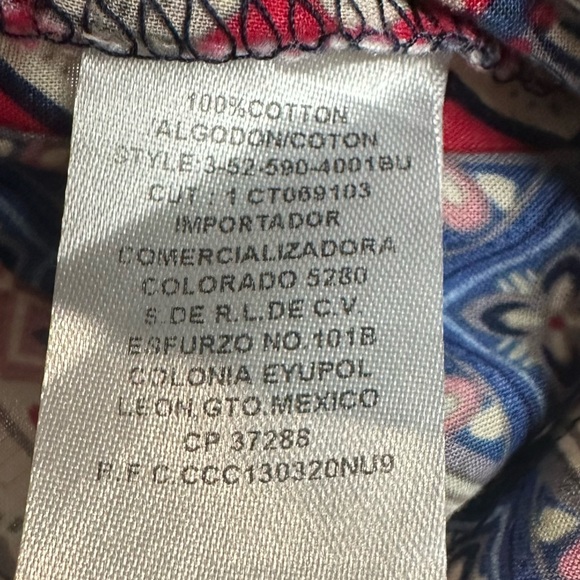 Roper Halter Tank Top Aztec Tribal Boho - Picture 6 of 6